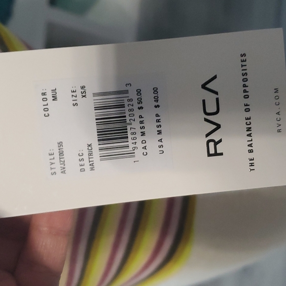 NWT RVCA TANK TOP - Picture 4 of 4